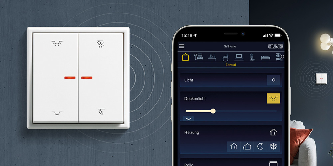 KNX RF Taster bei Elektrotechnik Minch in Riedenburg